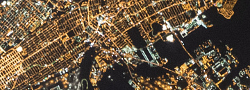 Ночная съемка из космоса